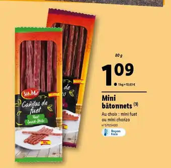 Lidl Mini bâtonnets (3) offre