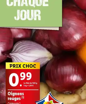 Lidl Oignons rouges (1) offre