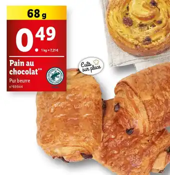 Lidl Pain au chocolat** offre