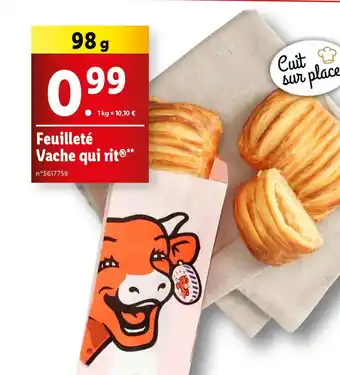 Lidl Feuilleté Vache qui rit®** offre