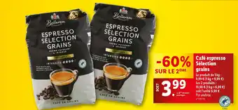 Lidl Café espresso Sélection grains offre