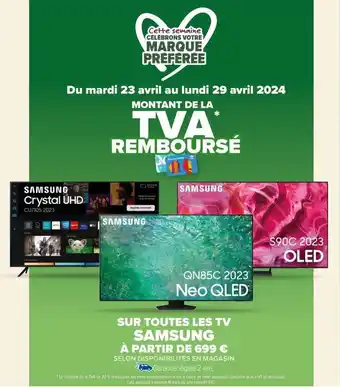 Carrefour Samsung - sur toutes les tv offre