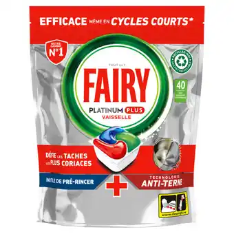 Carrefour FAIRY Capsules de lave vaisselle offre