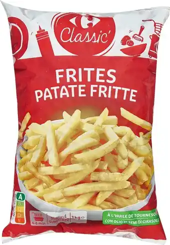 Carrefour CARREFOUR CLASSIC' Frites surgelées offre