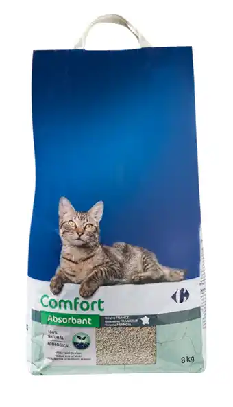 Carrefour CARREFOUR COMFORT Litière minérale à l'argile verte pour chat offre