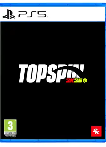 Carrefour TAKE 2 Jeu TOP SPIN 2K25 pour PS5 offre