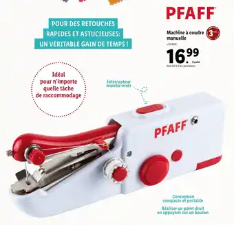 Lidl Machine à coudre manuelle offre