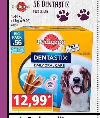 Norma 56 Dentastix Pour Chiens offre