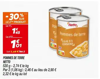 Netto NETTO POMMES DE TERRE offre