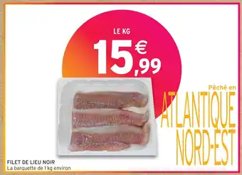 Intermarché FILET DE LIEU NOIR offre