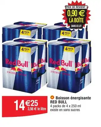 Migros ✪ Boisson énergisante RED BULL offre