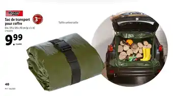 Lidl Sac de transport pour coffre offre