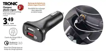 Lidl Chargeur allume-cigare offre