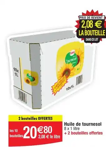 Migros Huile de tournesol 8 x 1 litre offre