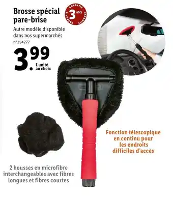 Brosse spécial pare-brise