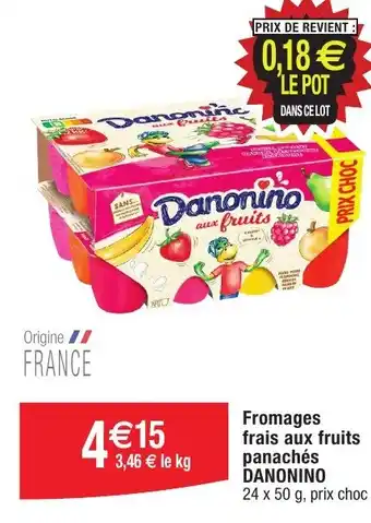 Migros Fromages frais aux fruits panachés DANONINO offre