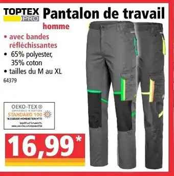Norma Pantalon de travail offre