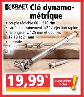 Norma Clé dynamo-mérique offre