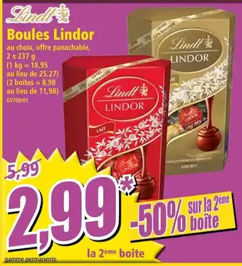 Norma Boules lindor offre