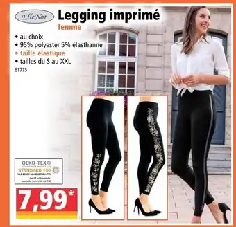 Norma Legging imprimé offre