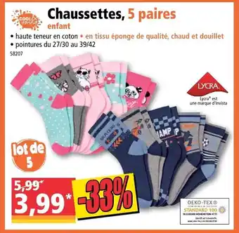 Norma Chaussettes offre