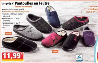 Norma Pantoufles en feutre offre