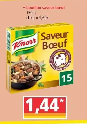 Norma Bouillon saveur bœuf offre