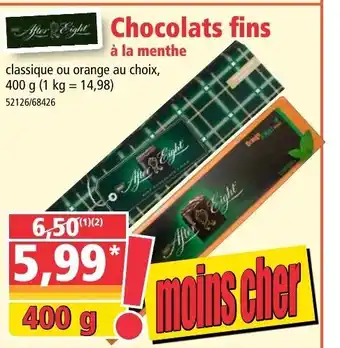 Norma Chocolats fins offre