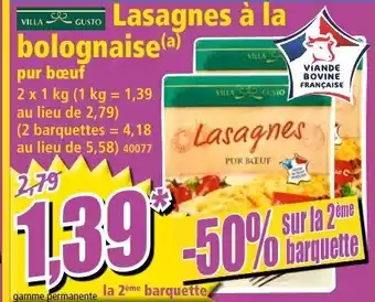 Lasagnes Ă la bolognaise