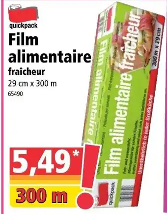 Norma Film alimentaire offre