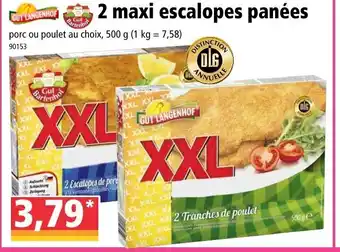 Norma 2 Maxi escalopes panées offre