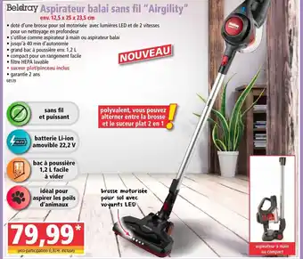 Norma Aspirateur balai sans fil "airgility" offre