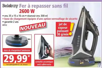 Norma Fer à repasser sans fil offre