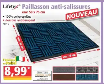 Norma Paillasson anti-salissures offre