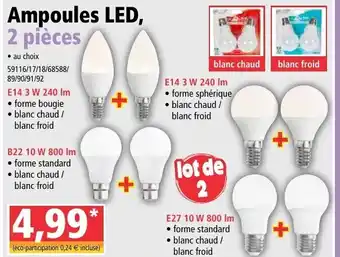 Norma Ampoules LED offre