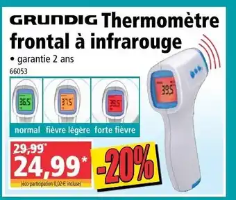Norma Thermomètre frontal à infrarouge offre