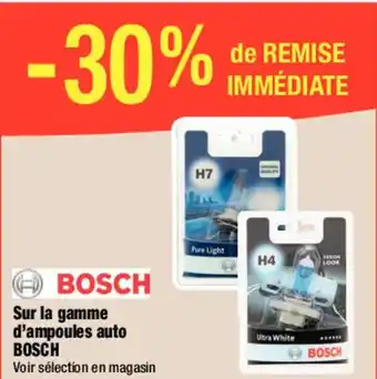 Migros Sur la gamme d'ampoules auto BOSCH offre