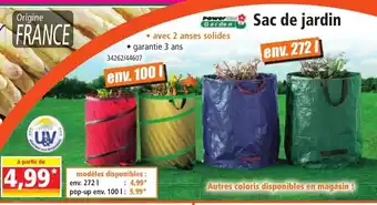 Norma Sac de jardin offre