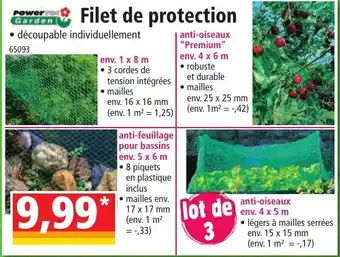 Norma Filet de protection offre