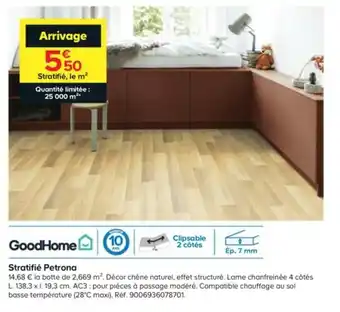 Castorama Stratifié petrona offre