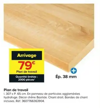 Castorama Plan de travail offre