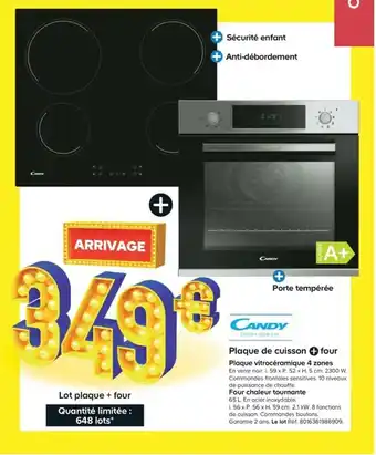 Castorama Plaque vitrocéramique 4 zones offre