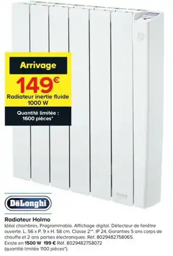 Castorama Radiateur holmo offre