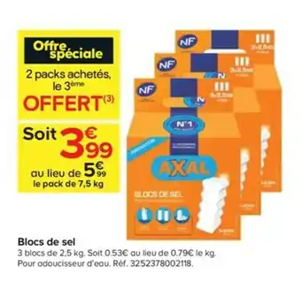 Castorama Blocs de sel offre