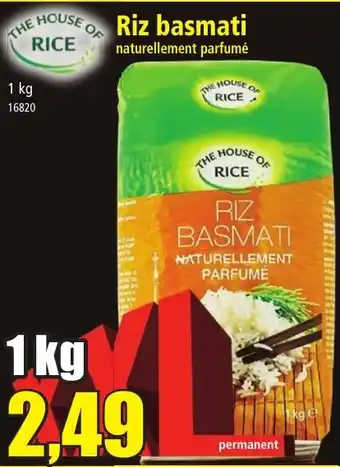 Norma Riz basmati naturellement parfumé offre