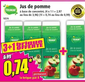 Norma Jus de pomme offre