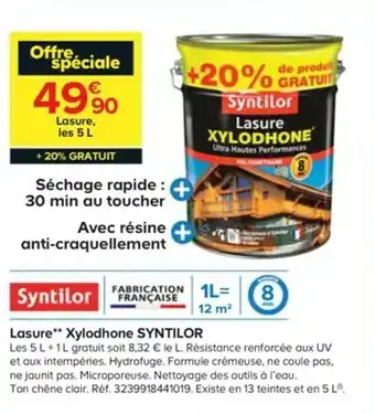 Lasure Xylodhone Syntilor