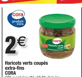 Cora CORA Haricots verts coupés extra-fins offre