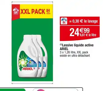 Cora x Carrefour ARIEL (1)Lessive liquide active offre