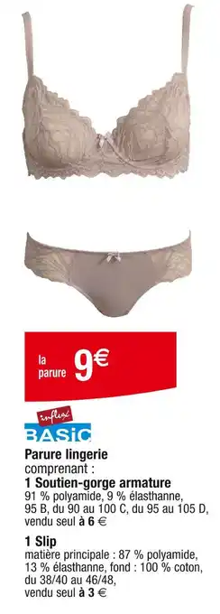 Cora Parure lingerie offre